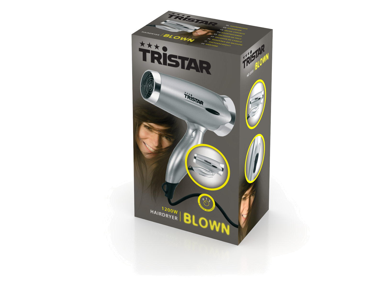 TRISTAR - Secador de Cabelo HD-2333