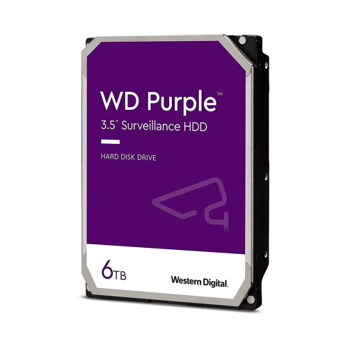 Disco 3.5 6TB WD Purple 128Mb SATA 6Gb | s 56rp - Video Vigilância