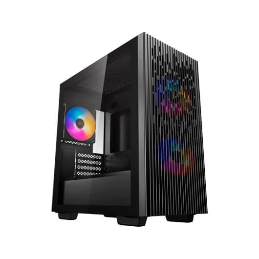 CAIXA MICRO ATX DEEPCOOL MATREXX 40 3F LED Preto