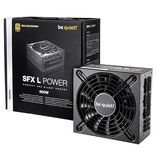 FONTE DE ALIMENTAÇÃO SFX 600W BE QUIET SFX-L POWER
