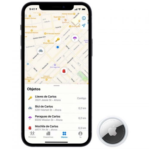 Apple AirTag com Bluetooth - Pack 4 Unidades