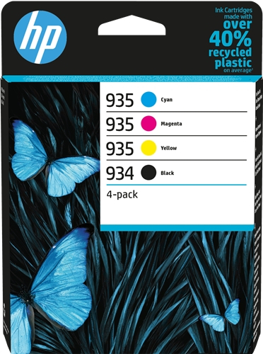 Tinteiro Original HP Nº 934+Nº935 PACK4