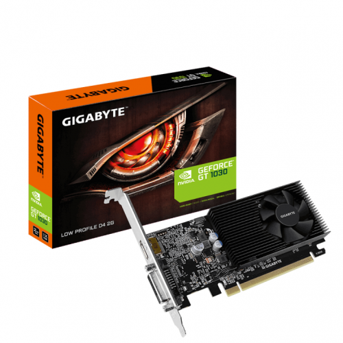 PLACA GRÁFICA GIGABYTE GT 1030 LOW PROFILE 2GB GDDR4 1.0