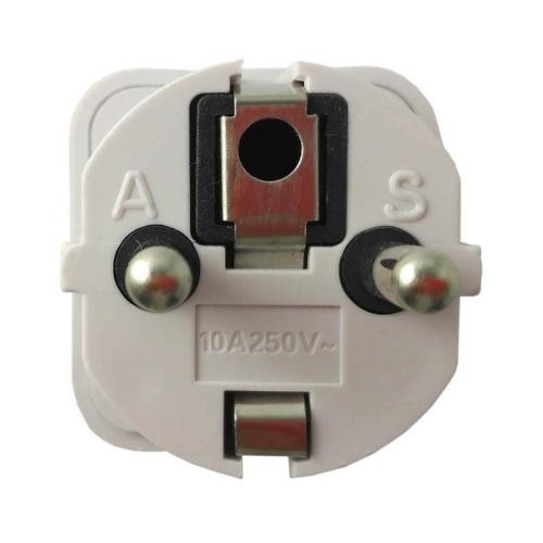 Adaptador de viagem - Pines Reino Unido a Europeia