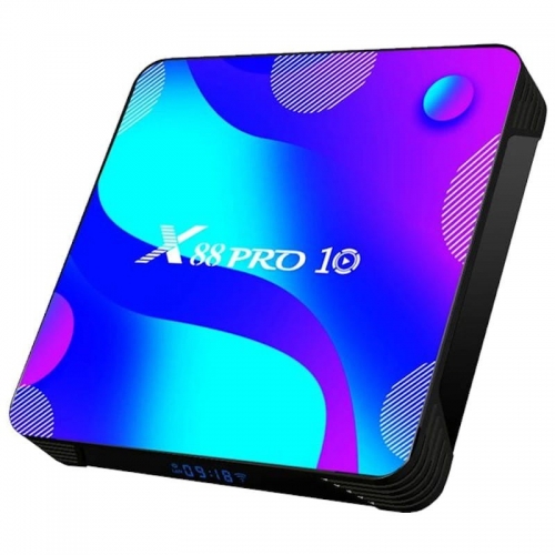 X88 Pro 10 4GB/32GB 4K Android TV 10.0 - Android TV