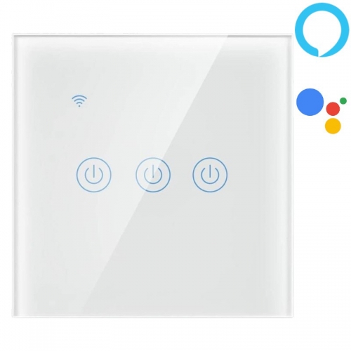 Interruptor Inteligente Zemismart DS101 Triplo - Google Home  |  Amazon Alexa
