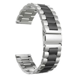 Pulseira de substituição 20mm Amazfit GTS | Bip | Bip Lite | Bip S | GTR 42mm | Ticwatch | Huawei | Samsung Dual Elos de Metal (Dourado)