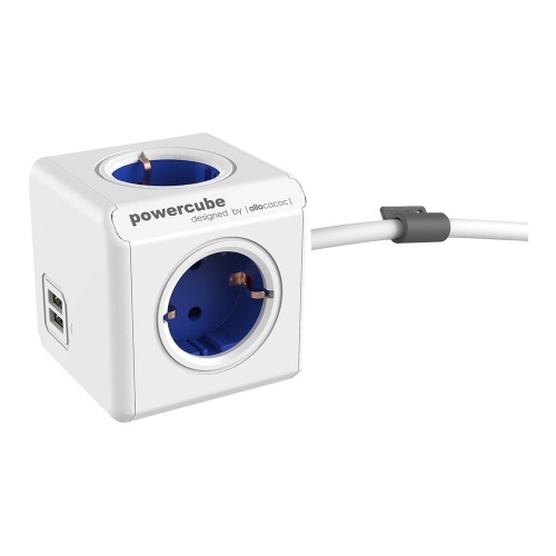 PowerCube Extended USB 4 saídas + 2 portos USB + Cabo 1.5m