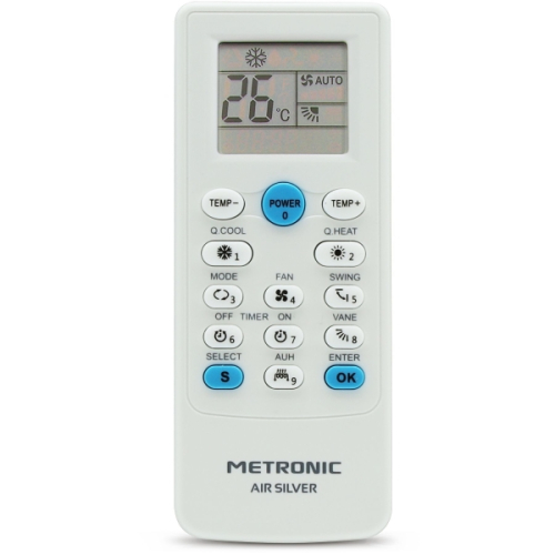 Comando Universal Metronic para Ar Condicionado - Branco