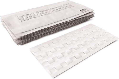 Embalagem de 15 cartões de Limpeza Safescan - para contadoras de notas - Remove sujidade e resíduos