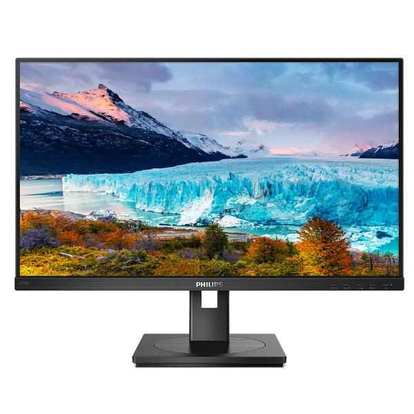 MONITOR PHILIPS IPS 27"16.9 FHD VGA DVI HDMI DP COLUNAS HAS PIVOT 272S1AE