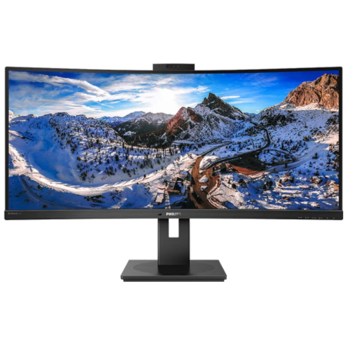 MONITOR PHILIPS VA 34"21:9 CURVO WQHD HDMI DP USB-C COLUNAS WEBCAM HAS 346P1CRH