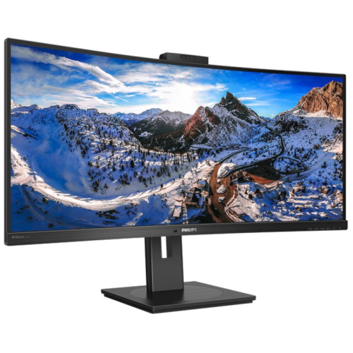 MONITOR PHILIPS VA 34"21:9 CURVO WQHD HDMI DP USB-C COLUNAS WEBCAM HAS 346P1CRH