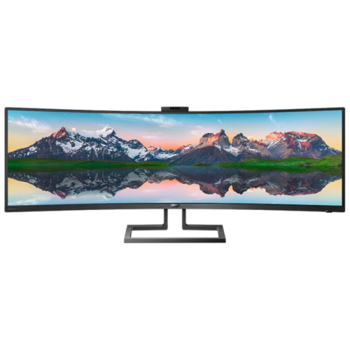 MONITOR PHILIPS 49"32:9 CURVO DUAL QHD HDMI DP USB-C WEBCAM COLUNAS 499P9H