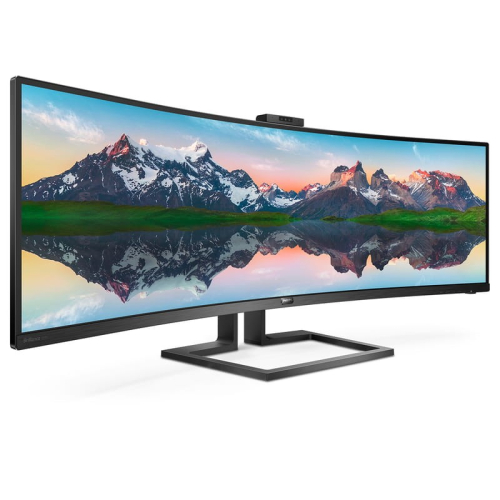 MONITOR PHILIPS 49"32:9 CURVO DUAL QHD HDMI DP USB-C WEBCAM COLUNAS 499P9H
