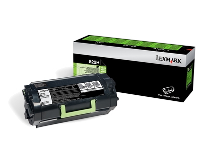 Toner LEXMARK 52D2H0E Preto de retorno CORP. 25K a 5% - MS810,MS811,MS812