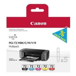 CANON TINTEIRO PACK 5 CORES PGI-72