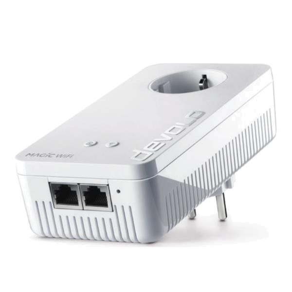 Devolo Magic 2 WiFi next Adicional,Velocidade PLC até 2400Mbps,Wi-Fi mesh c | 2 Porta LAN - PT8610