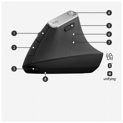 LOGITECH MOUSE MX VERTICAL ERGONOMIC