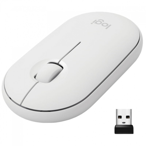 Rato Logitech Pebble M350 Bluetooth Branco