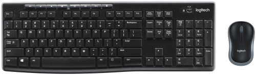 LOGITECH KEYBOARD &MOUSE COMBO MK270 WIRELESS UK ENGLISH (QWERTY)