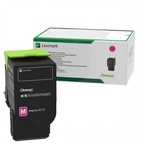 Toner LEXMARK C242XM0 Magenta de Retorno 3,5K a 5% - C2425,C2535,MC2425,MC2535,MC2640