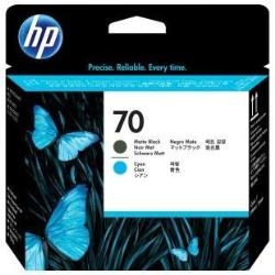 HP CABEÇA DE IMPRESSÃO PRETO MATE E CIANO 70
