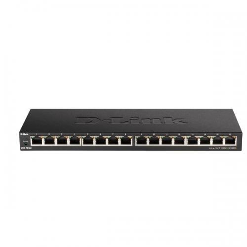 D-LINK SWITCH 16-PORT 10/100/1000MBPS UNMANAGED GIGABIT ETHERNET