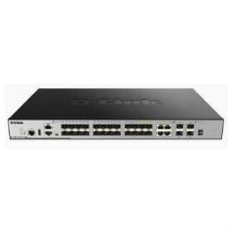 D-LINK SWITCH L3 MANAGED STACKABLE 24xSFP + COMBO 4x1000 + 4x10G SFP+ ST IMG