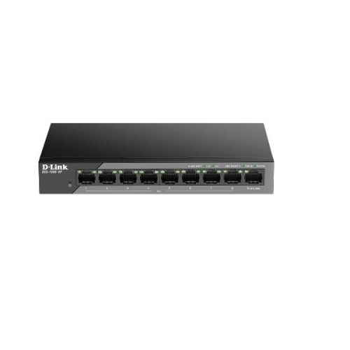 D-LINK SWITCH 9-PORT 10/100 UNMANAGED LONG RANGE POE SURVEILLANCE
