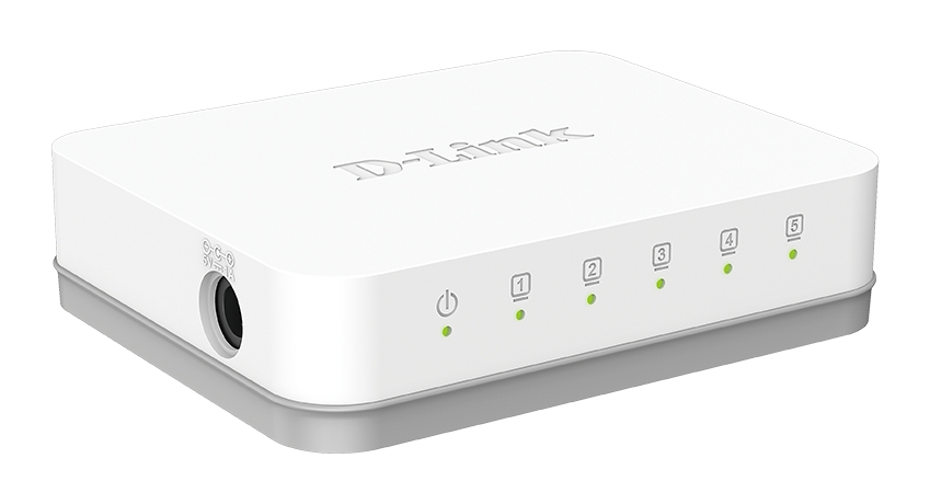 D-LINK SWITCH 5x10/100/1000(HALF/FULL DUPLEX (SEM GESTAO)