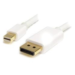 Startech Cabo Adaptador Mini DisplayPort 1.2 a DisplayPort M/M 1m Branco - MDP2DPMM1MW