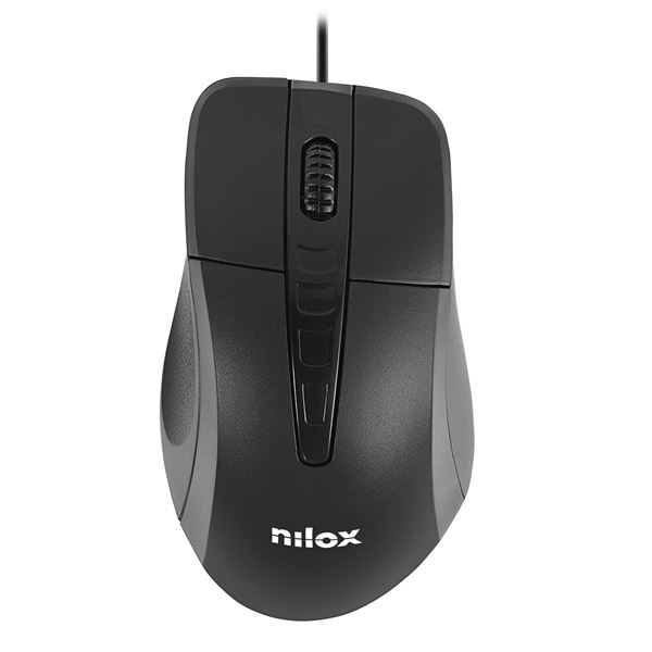 Rato Óptico Nilox MOUSB1001 1000 dpi Preto