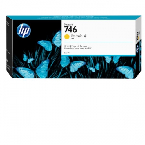 HP TINTEIRO DESIGNJET AMARELO 746 300ML