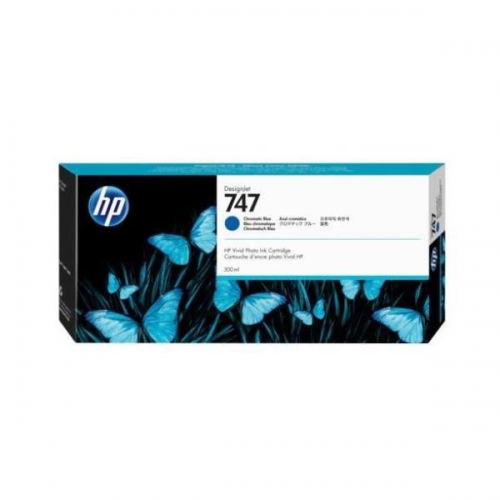 HP TINTEIRO DESIGNJET AZUL CROMÁTICO 747 300ML