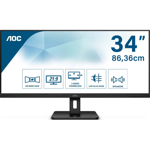 MONITOR LED 34"AOC Q34E2A PRETO