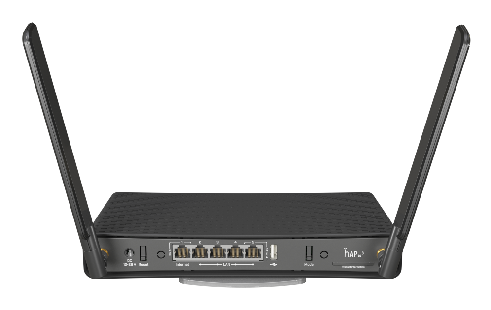 WIRELESS ROUTER MIKROTIK HAP AC3 PRETO