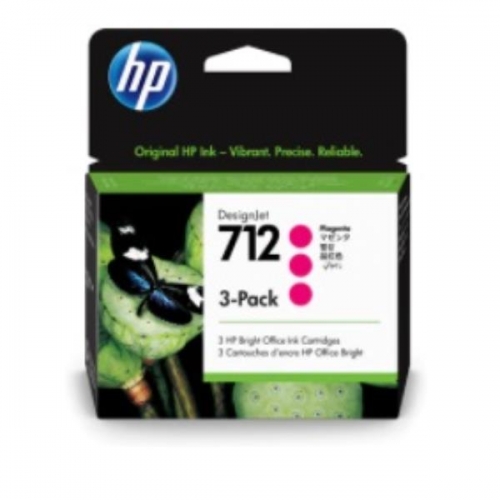 TINTA PACK 3 MAGENTA HP 712
