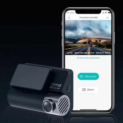 Xiaomi 70mai A800s 4K Dash Cam - Câmara para Carro