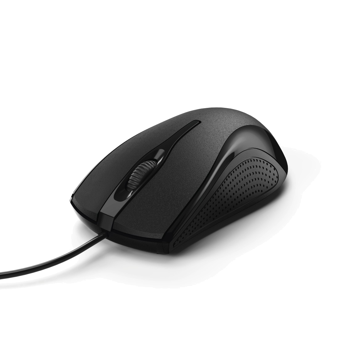 Rato HAMA C | Fio "MC-200"Black,3 botões,1000 DPI Cabo 1,50m - 182602