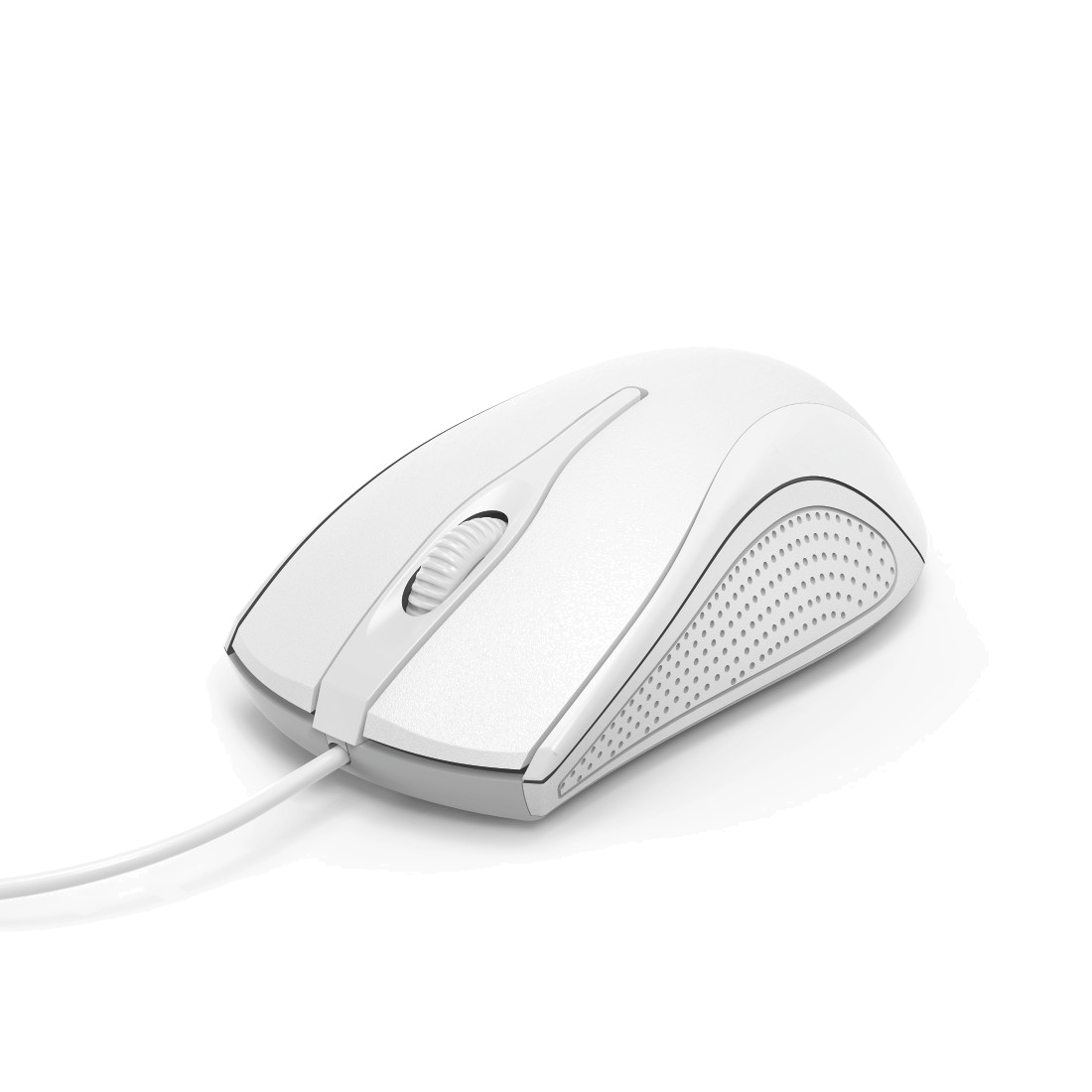 Rato HAMA C | Fio "MC-200"White,3 botões 1000 DPI Cabo 1,50m - 182603