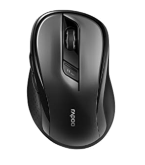 Rato RAPOO Wireless "M500"BT | Wireless,Black,1600 Dpi's,7 botões,Nano USB,- 184535