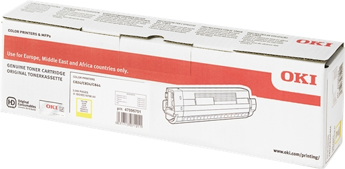 Toner OKI Amarelo 5k - C824 | C834 | C844