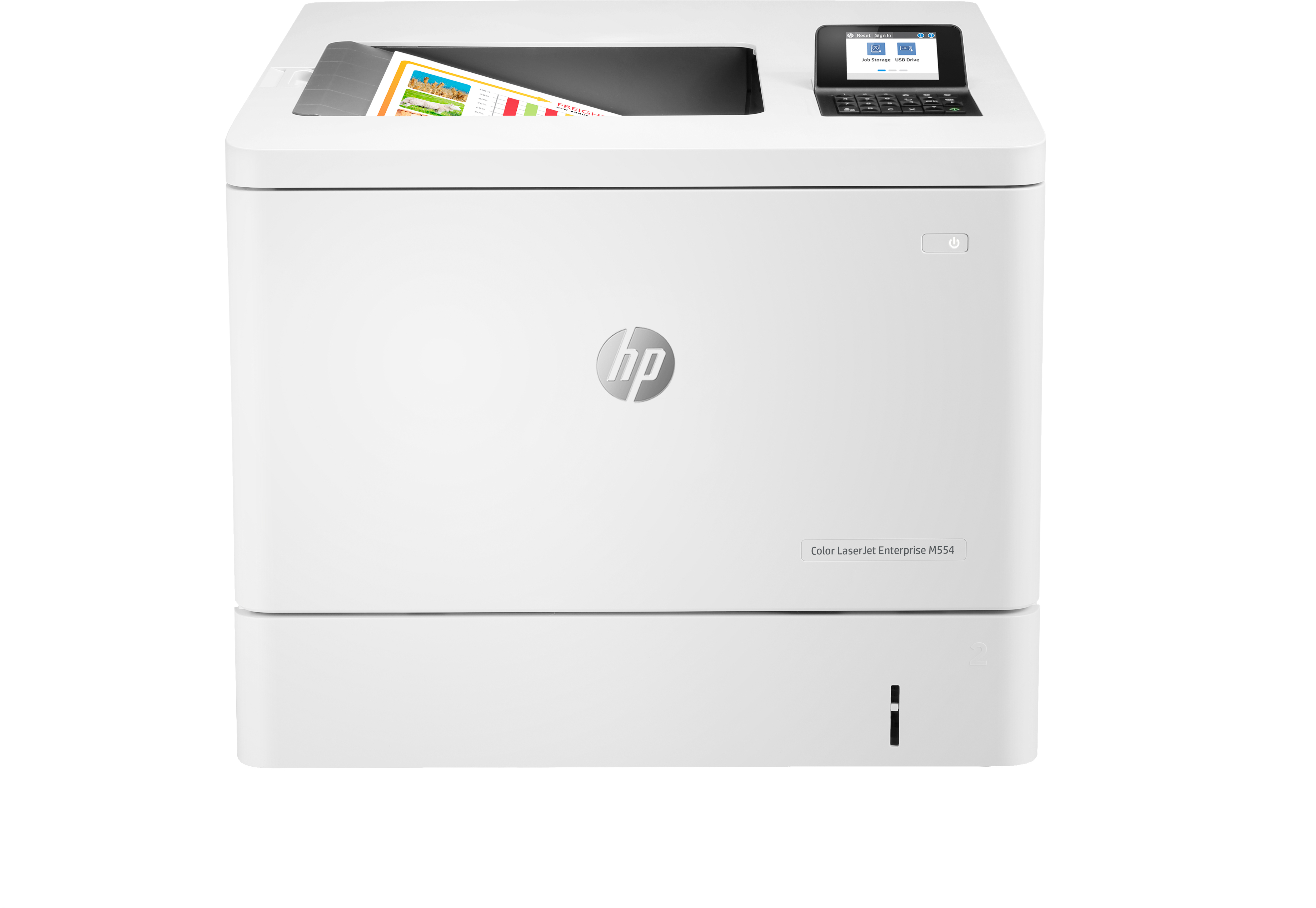 Impressora HP LASERJET ENTERPRISE M554DN BRANCA COLOR