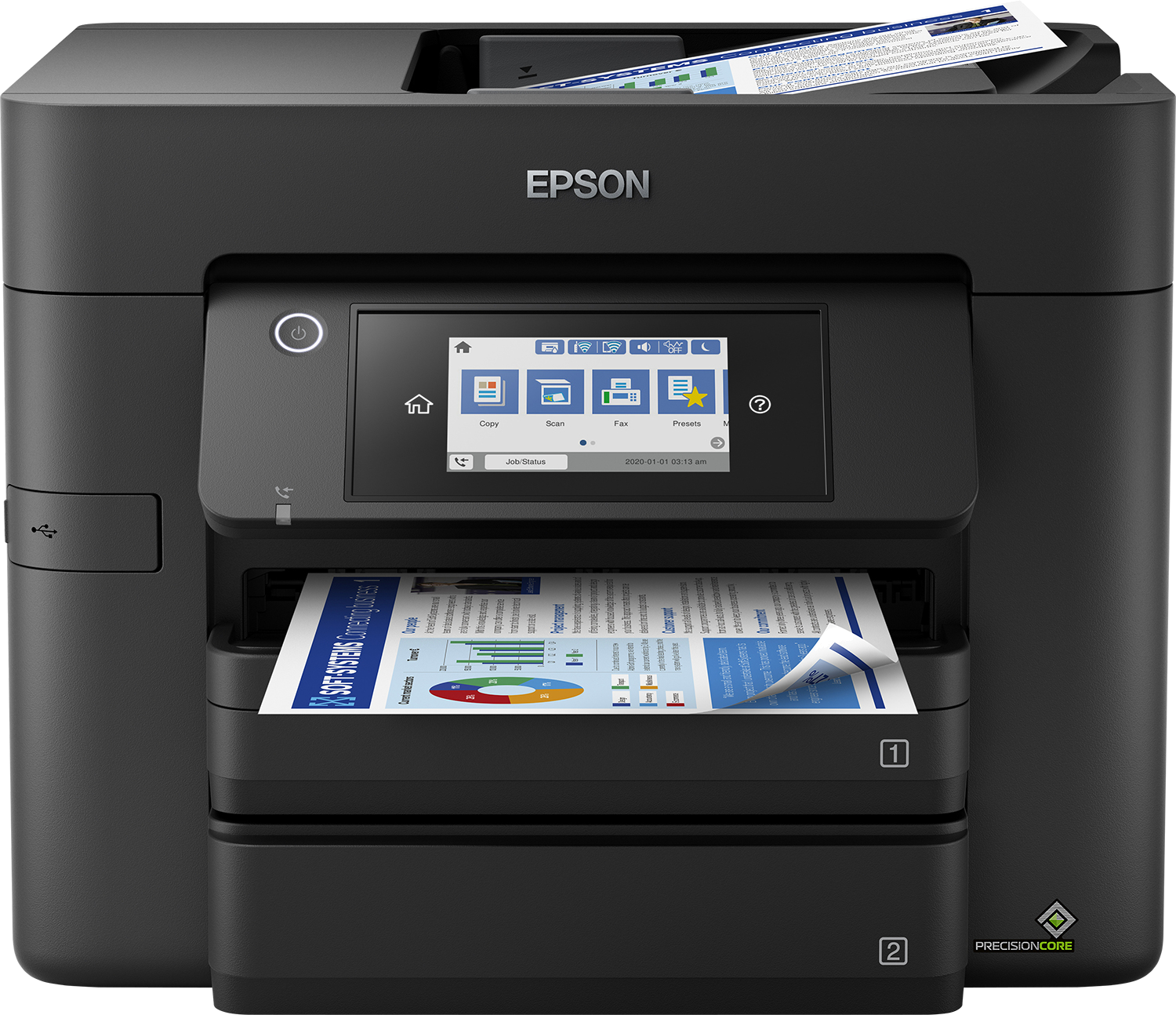 Impressora Epson Multifunções WorkForce Pro WF-4830DTWF