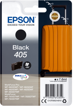 Tinteiro EPSON 405 Preto - WF-3820 | 3825 | 4820 | 4825 | 4830 | 7830 | 7835 | 7840