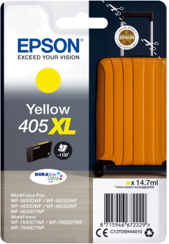 Tinteiro EPSON 405 Amarelo XL - WF-3820 | 3825 | 4820 | 4825 | 4830 | 7830 | 7835 | 7840