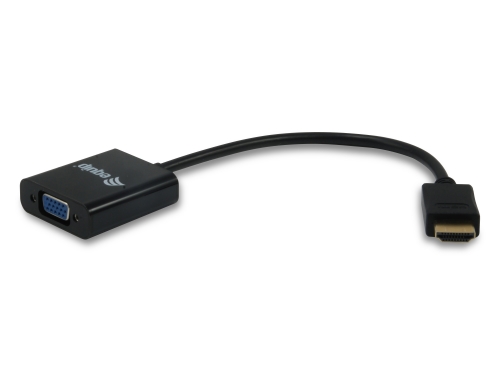 EQUIP ADAPTADOR HDMI PARA VGA C/AUDIO JACK 3.5 OUT M/F