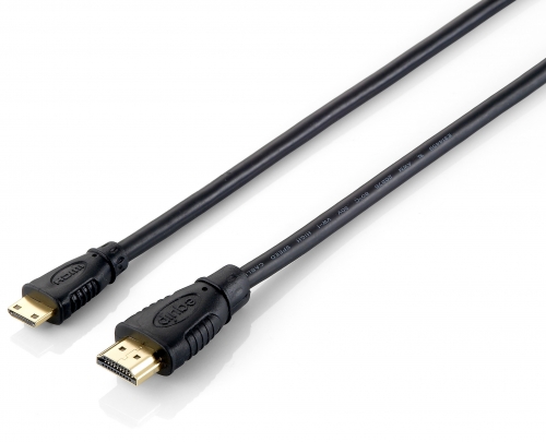 EQUIP CABO HDMI (A) P | MINI HDMI (C) M | M 1MT PRETO