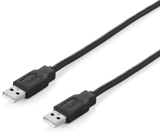 EQUIP CABO USB 2.0 A | A M | M 1.80MT PRETO